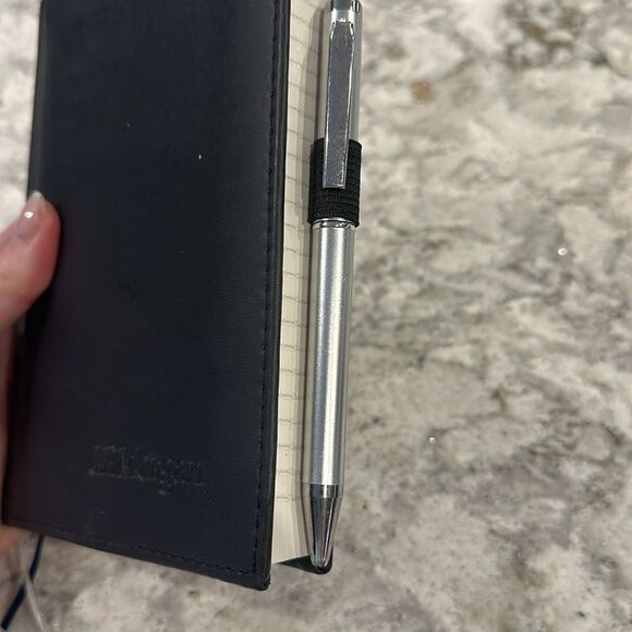 ✨ Black Leather Journal with Pen - Picture 3 of 3